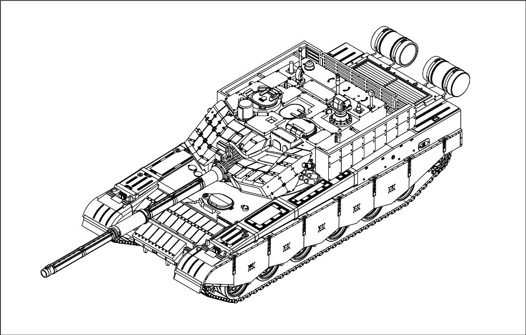 Trumpeter 1/72 PLA ZTZ-99A MBT