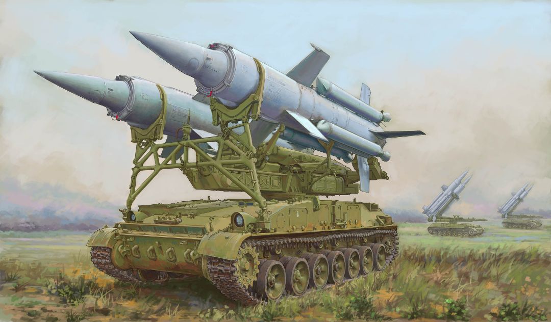 Trumpeter Soviet 2K11A TEL w/9M8M Missile Krug-a 1/72 scale