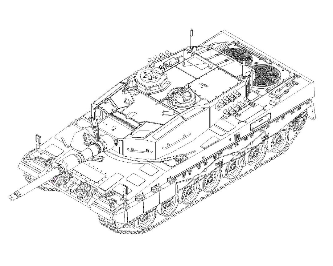 Trumpeter 1/72 German Leopard 2A4 MBT