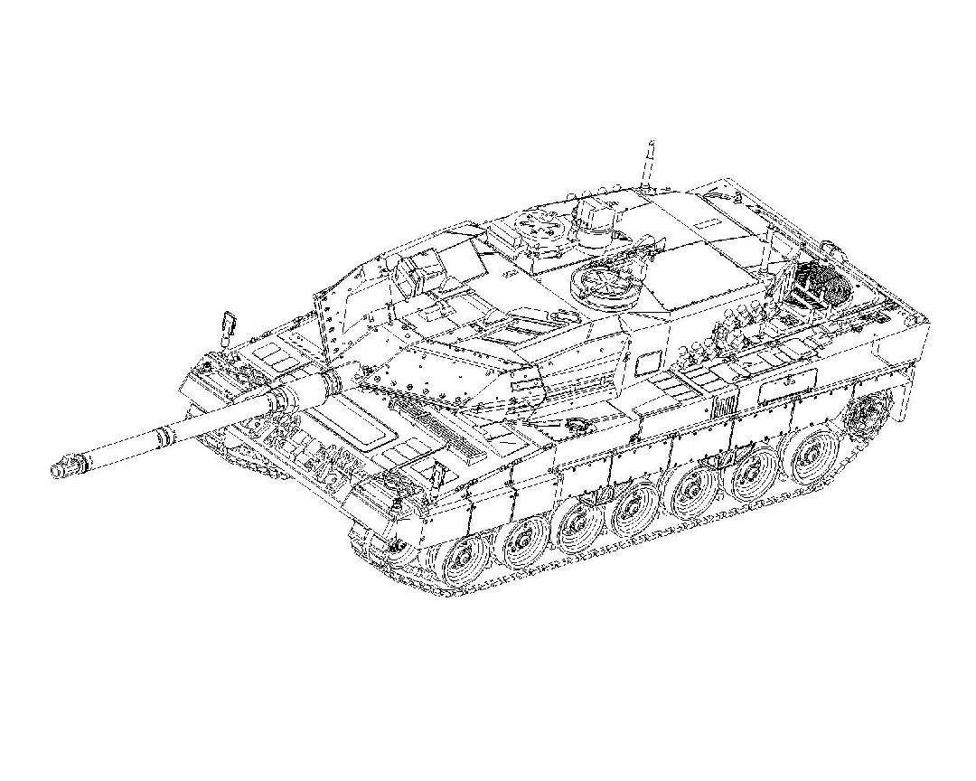 Trumpeter 1/72 German Leopard2A6 MBT