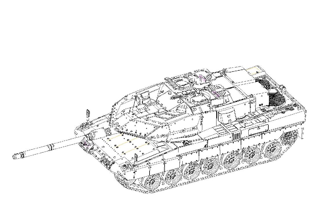 Trumpeter 1/72 Canadian Leopard 2A6EX MBT