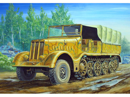 Trumpeter 1/72 Famo Sd.Kfz.9/18 ton halftrack