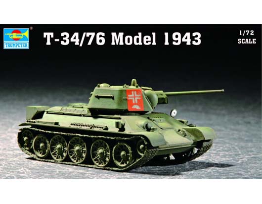 Trumpeter 1/72 Soviet T-34/76 MOD.1943