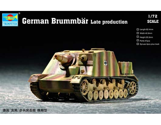 Trumpeter 1/72 German Brummbar Late production - Click Image to Close