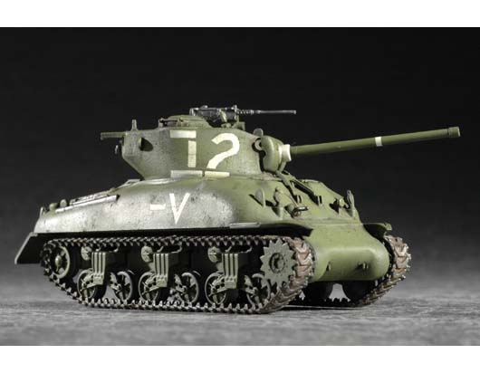 Trumpeter 1/72 M4A1 (76) W Tank