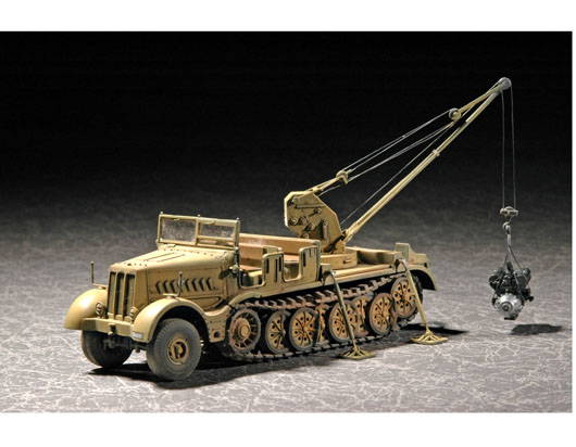 Trumpeter 1/72 Drehkran 6t auf Zugkraftwagen 18t (Sd.kfz.9/1 Ear