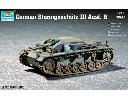 Trumpeter 1/72 German Sturmgeschutz III Ausf. B