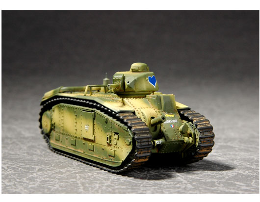 Trumpeter 1/72 French Char B1Heavy Tank - Click Image to Close