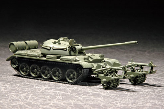 Trumpeter 1/72 Russian T-55 with KMT-5