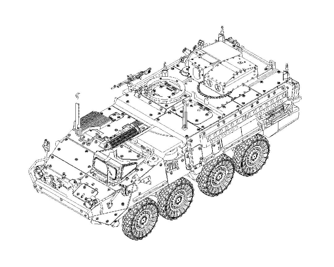 Trumpeter 1/72 M1134 Stryker Anti- Tank Guided Missile (ATGM)