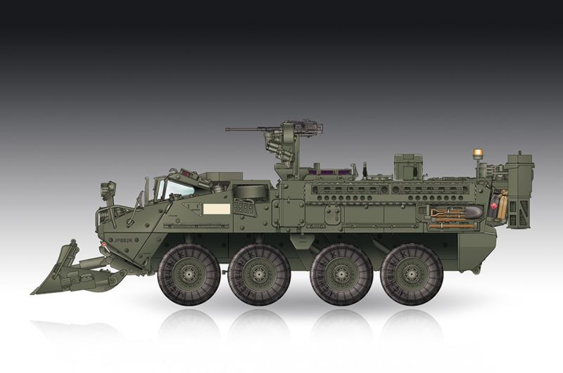 Trumpeter 1/72 M1132 Stryker Engineer Squad Vehicle With SOB - Click Image to Close