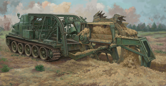 Trumpeter 1/35 BTM-3 High-Speed Trench Digging Vehicle