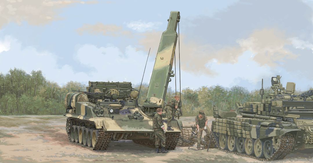 Trumpeter 1/35 Russian BREM-1M Armoured Recovery Vehicle