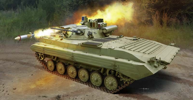 Trumpeter 1/35 Russian BMP-2M Berezhok Turret - Click Image to Close