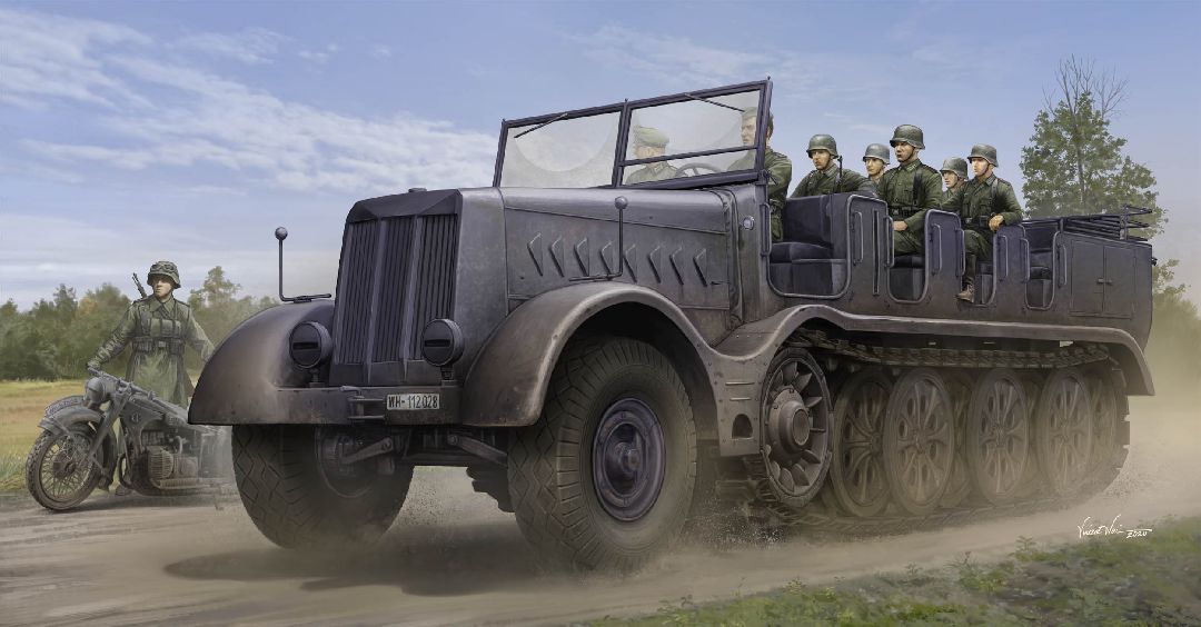 Trumpeter 1/35 Schwerer Zugkraftwagen 18t Sd.Kfz.9 Artillery Version