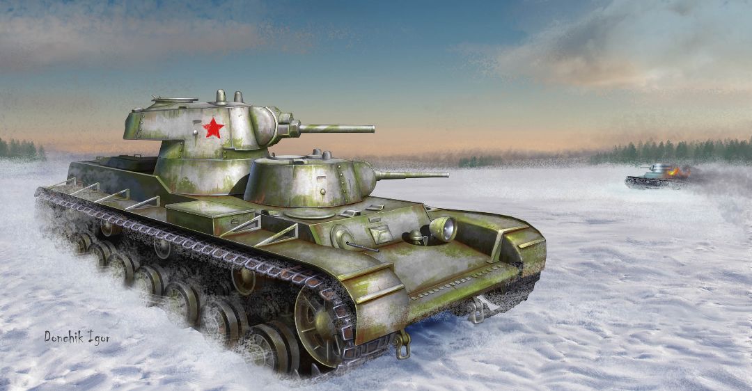 Trumpeter 1/35 Soviet SMK Heavy Tank - Click Image to Close