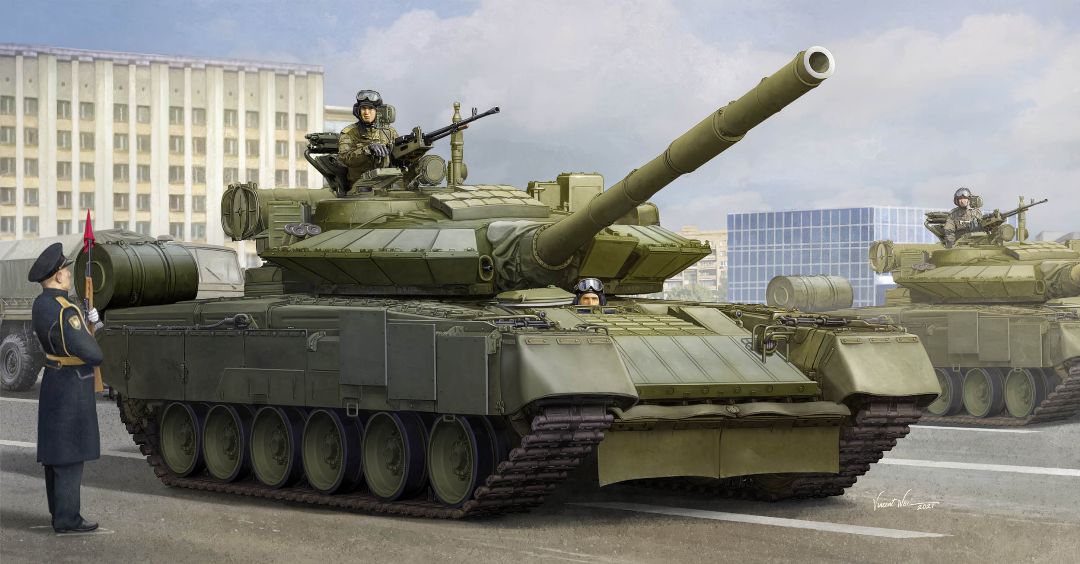 Trumpeter 1/35 Russian T-80BVM MBT(Marine Corps) - Click Image to Close