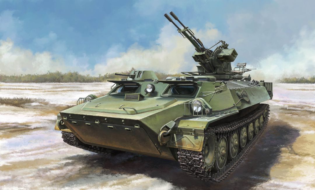 Trumpeter 1/35 MT-LB with zu-23-2