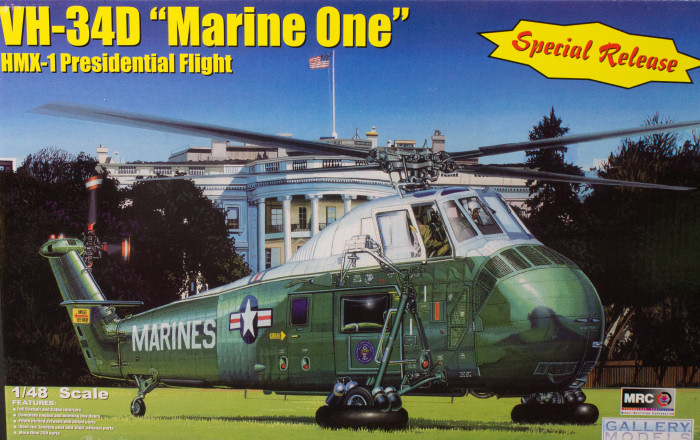 Plastic 1/48 VH-34D Marine One helicopter