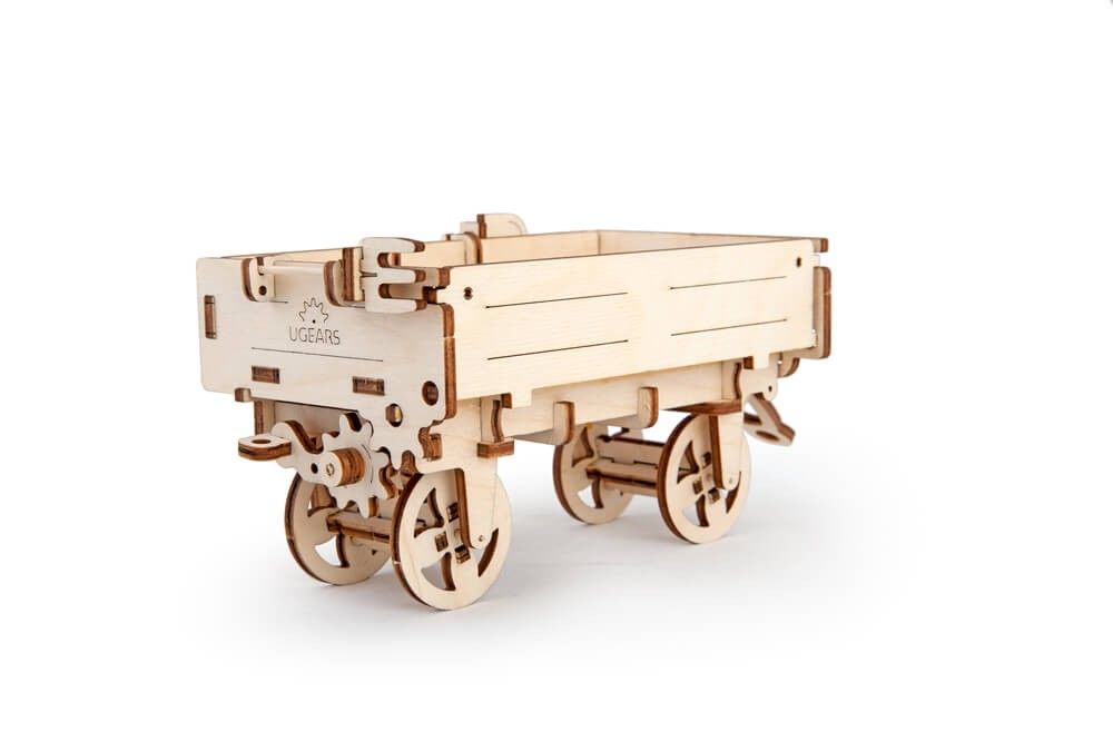 UGears Tractor's Trailer - 68 pieces (Easy) - Click Image to Close