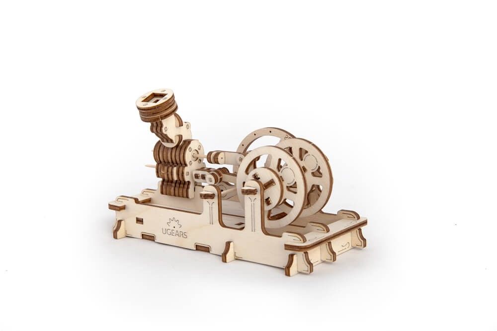 UGears Pneumatic Engine - 81 pieces (Easy) - Click Image to Close