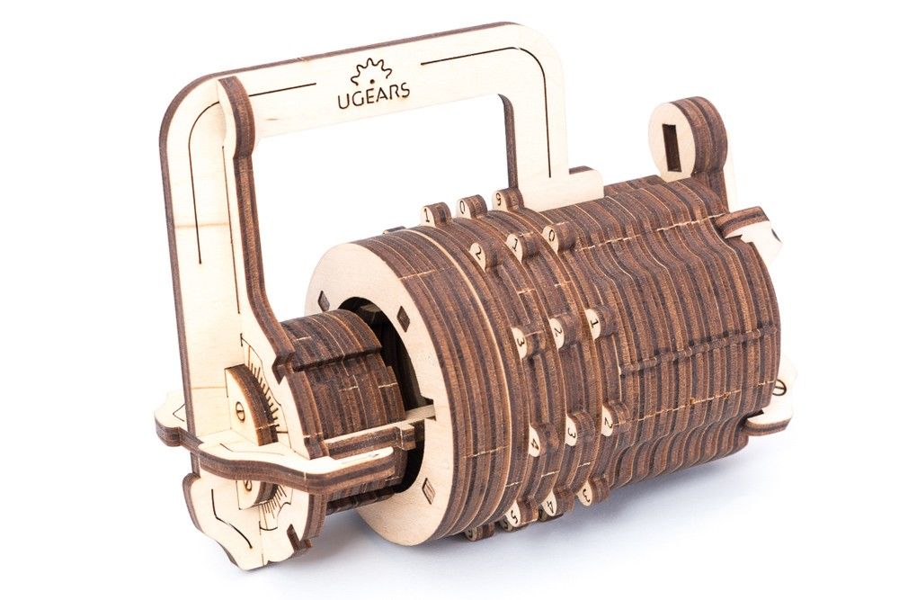 UGears Combination Lock - 34 pieces (Easy) - Click Image to Close