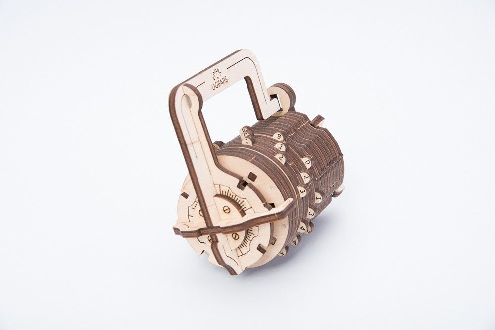 UGears Combination Lock - 34 pieces (Easy) - Click Image to Close