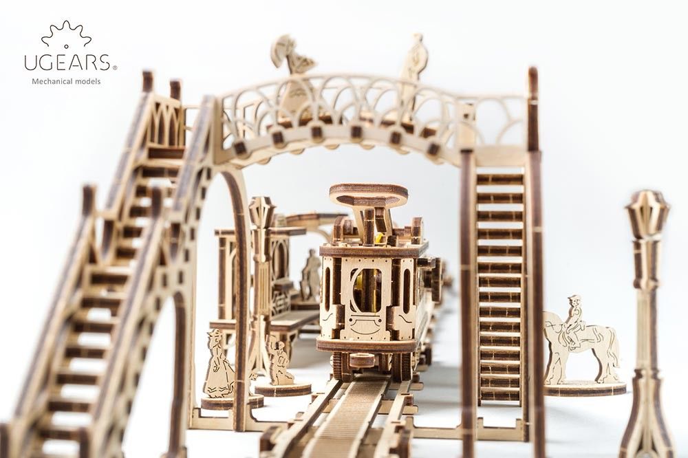 UGears Tram Line - 284 pieces (Medium) - Click Image to Close