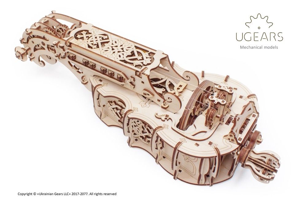 UGears Hurdy-Gurdy - 292 pieces - Click Image to Close