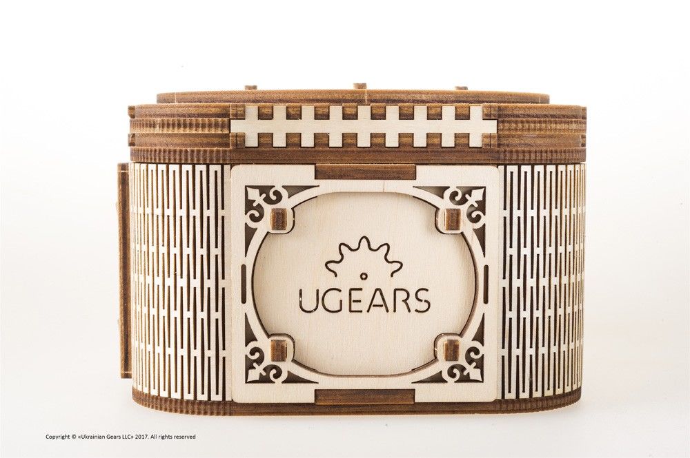 UGears Treasure Box - 190 pieces (Medium) - Click Image to Close