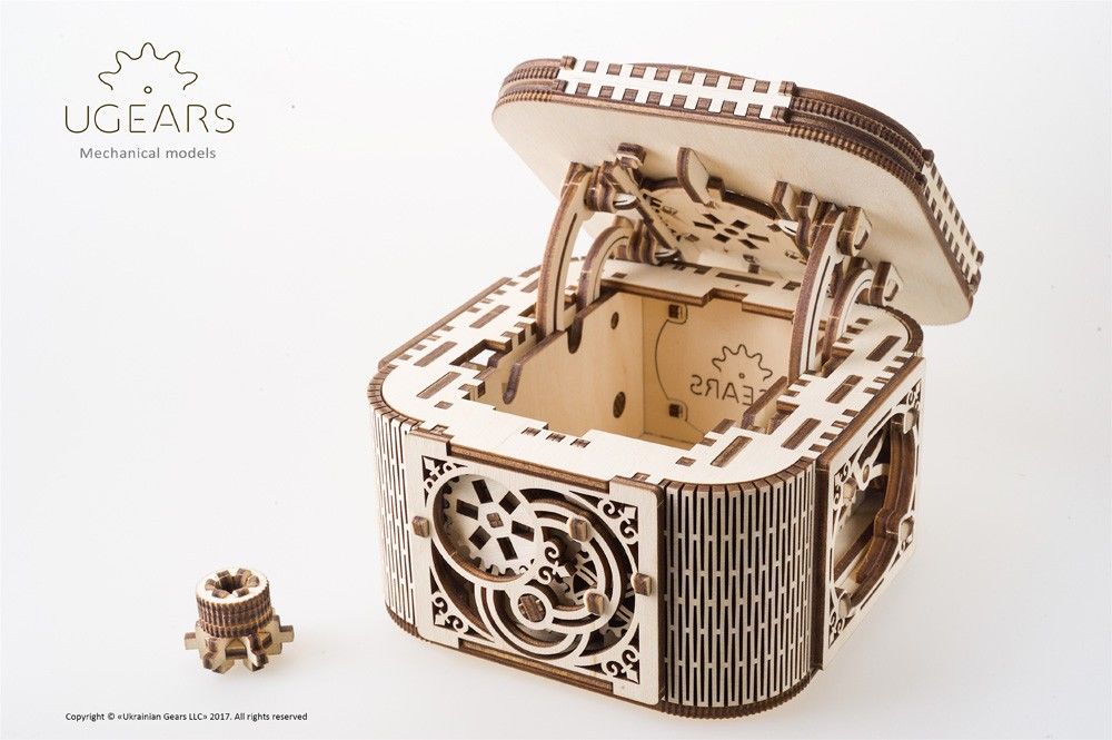 UGears Treasure Box - 190 pieces (Medium)