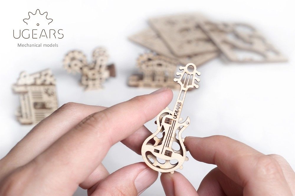 Ugears U-Fidget Creation (4 Models) - 48 Pieces
