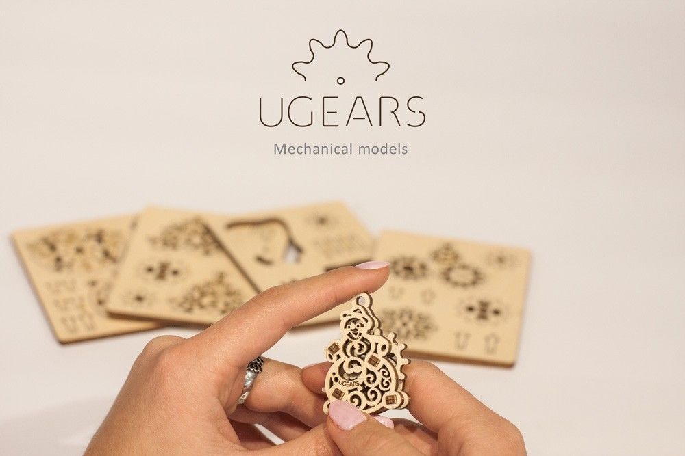 UGears U-Fidget Gearsmas (4 models) - 8 pieces (Easy) - Click Image to Close