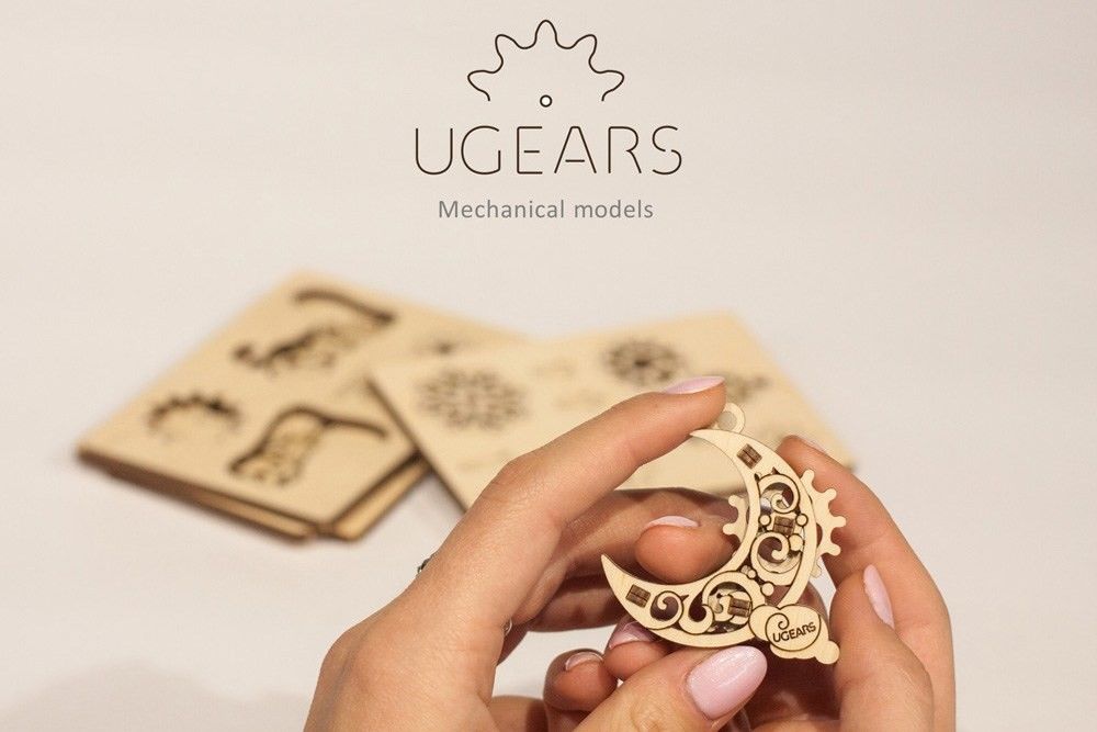 UGears U-Fidget Gearsmas (4 models) - 8 pieces (Easy)