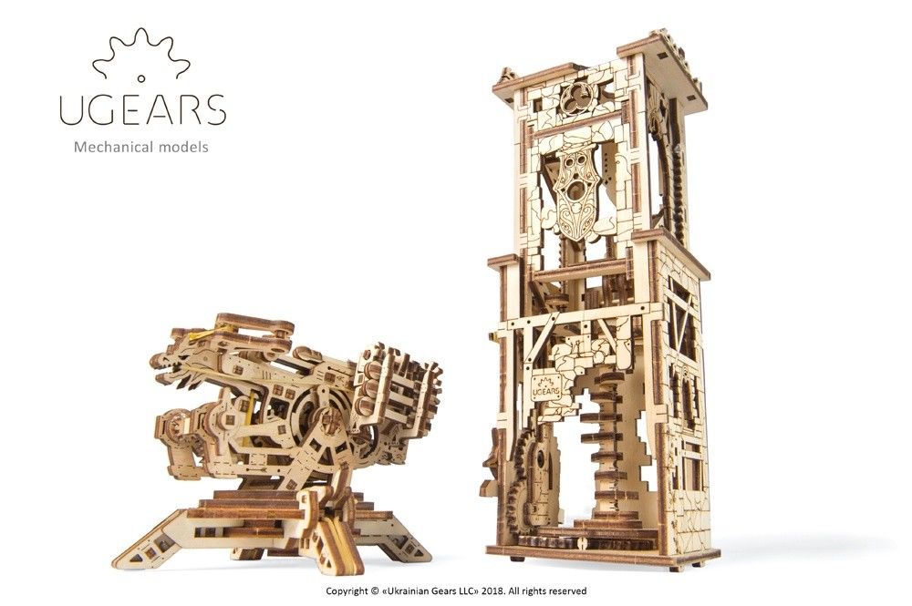 UGears Archballista-Tower - 292 pieces (Medium) - Click Image to Close