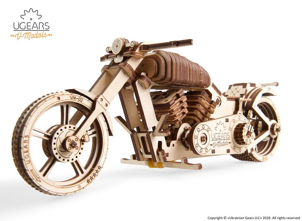 UGears Bike VM-02 - 189 pieces (Medium) - Click Image to Close