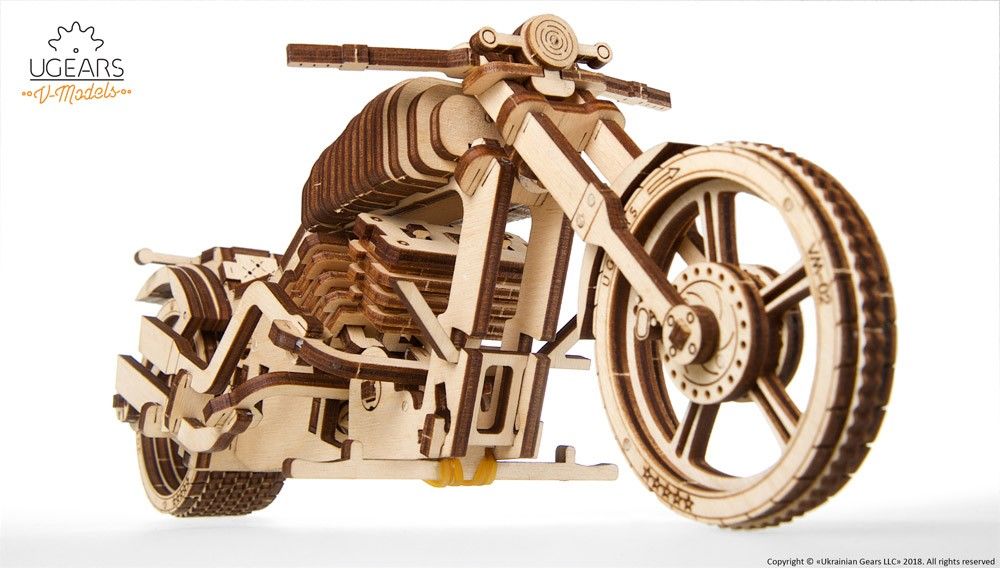 UGears Bike VM-02 - 189 pieces (Medium) - Click Image to Close