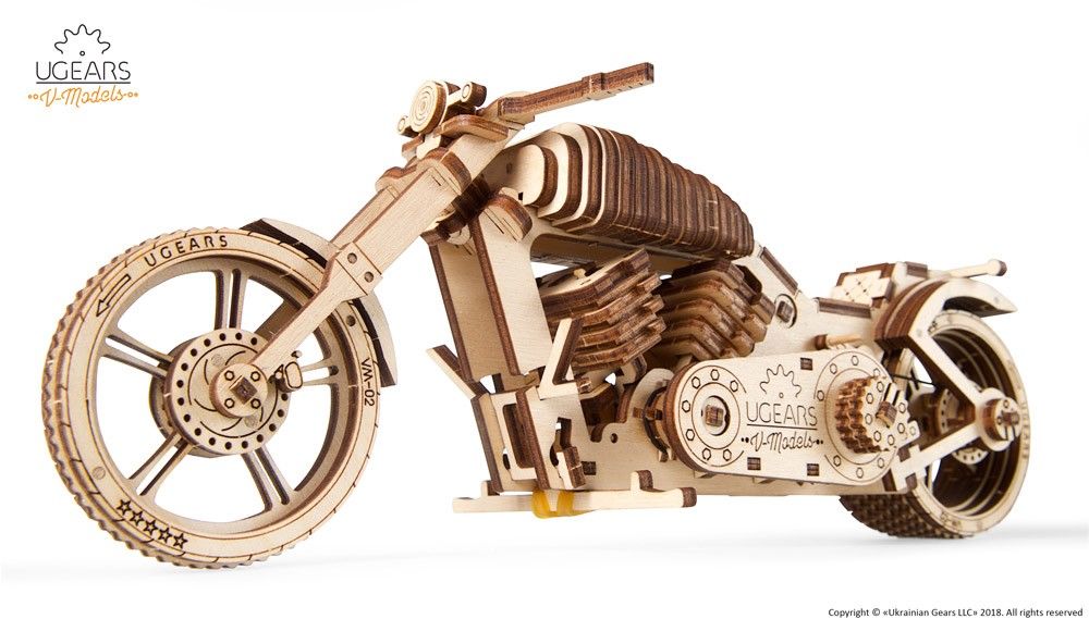 UGears Bike VM-02 - 189 pieces (Medium) - Click Image to Close