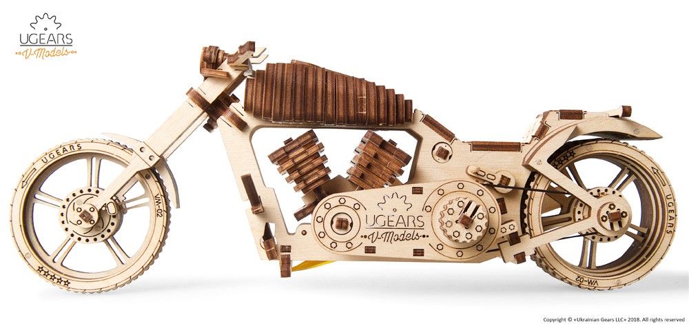 UGears Bike VM-02 - 189 pieces (Medium) - Click Image to Close