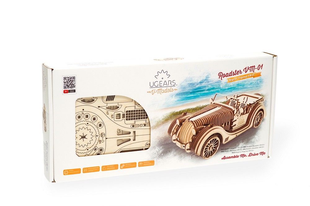 UGears Roadster VM-01 - 437 pieces (Advanced)