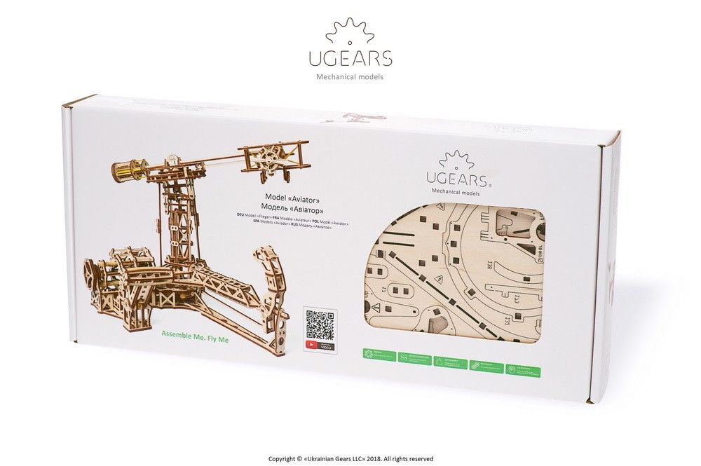 UGears Aviator - 726 pieces (Advanced)