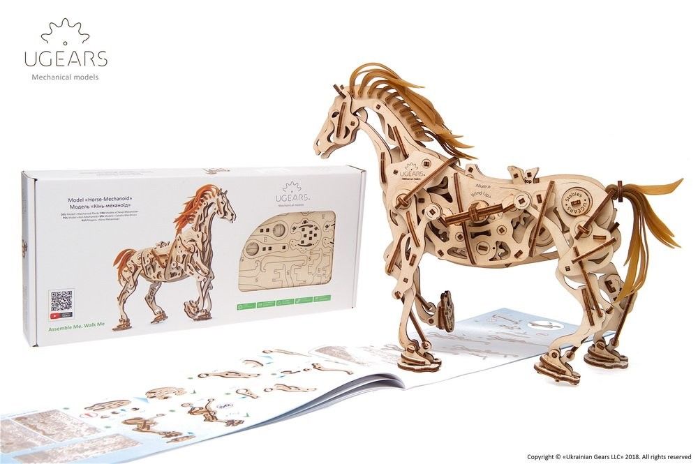 UGears Horse-Mechanoid - 410 pieces (Advanced) - Click Image to Close