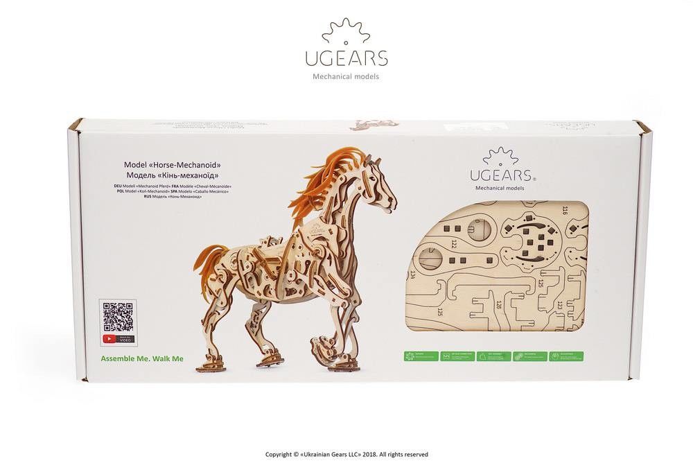 UGears Horse-Mechanoid - 410 pieces (Advanced) - Click Image to Close