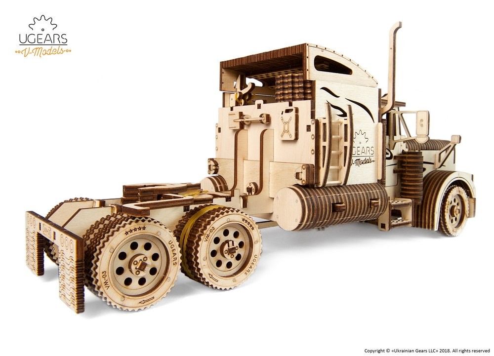 UGears Heavy Boy Truck VM-03 - 541 pieces (Advanced) - Click Image to Close