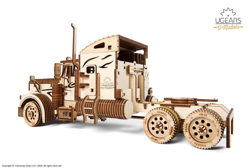 UGears Heavy Boy Truck VM-03 - 541 pieces (Advanced) - Click Image to Close