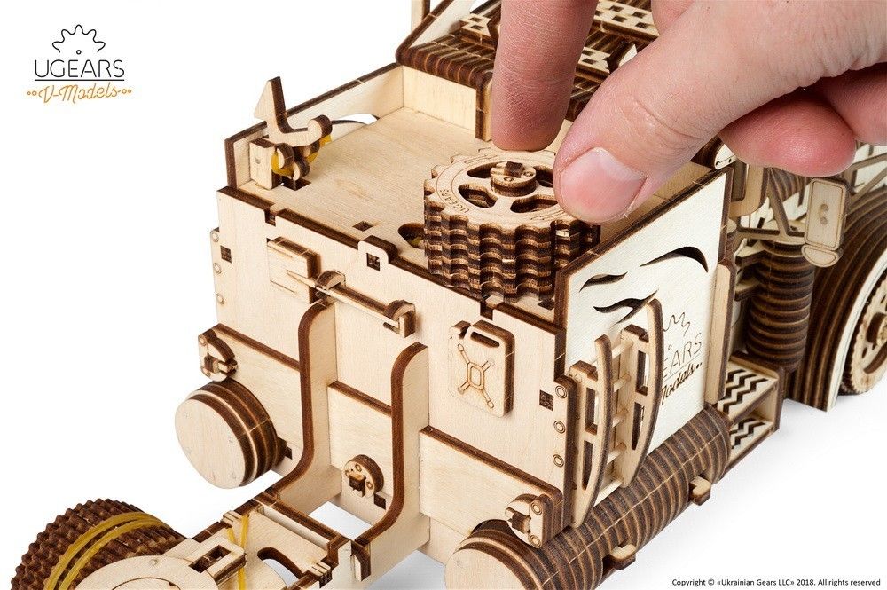UGears Heavy Boy Truck VM-03 - 541 pieces (Advanced) - Click Image to Close