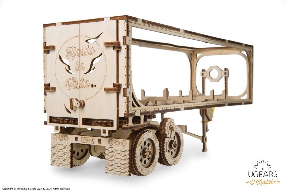 UGears Trailer for Heavy Boy Truck VM-03 - 138 pieces (Medium) - Click Image to Close