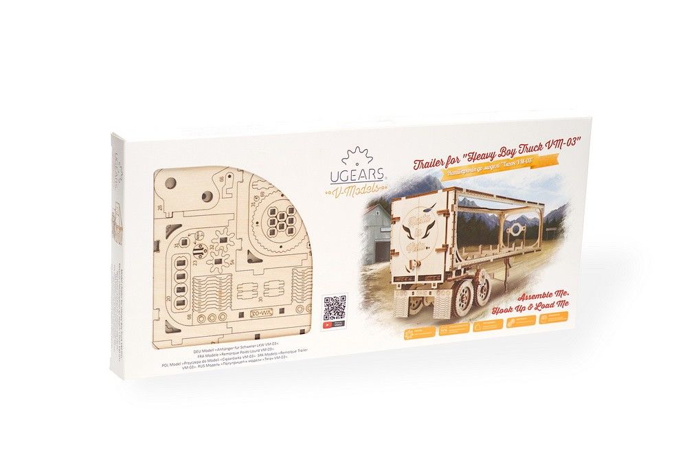 UGears Trailer for Heavy Boy Truck VM-03 - 138 pieces (Medium) - Click Image to Close