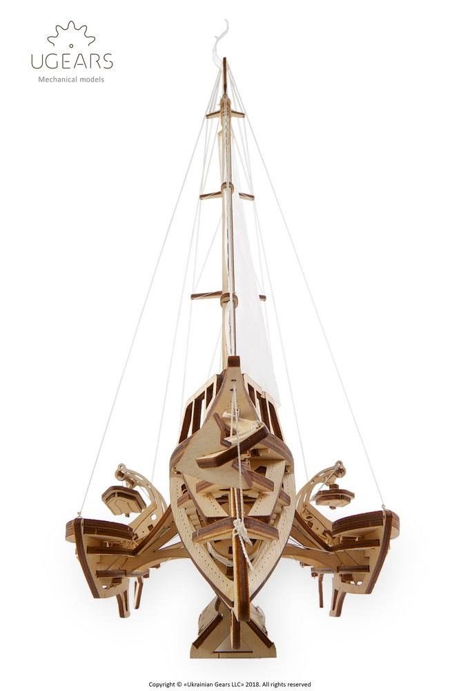 UGears Trimaran Merihobus Boat - 237 pieces