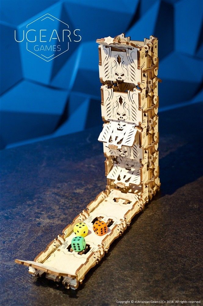 UGears Dice Tower - 164 pieces